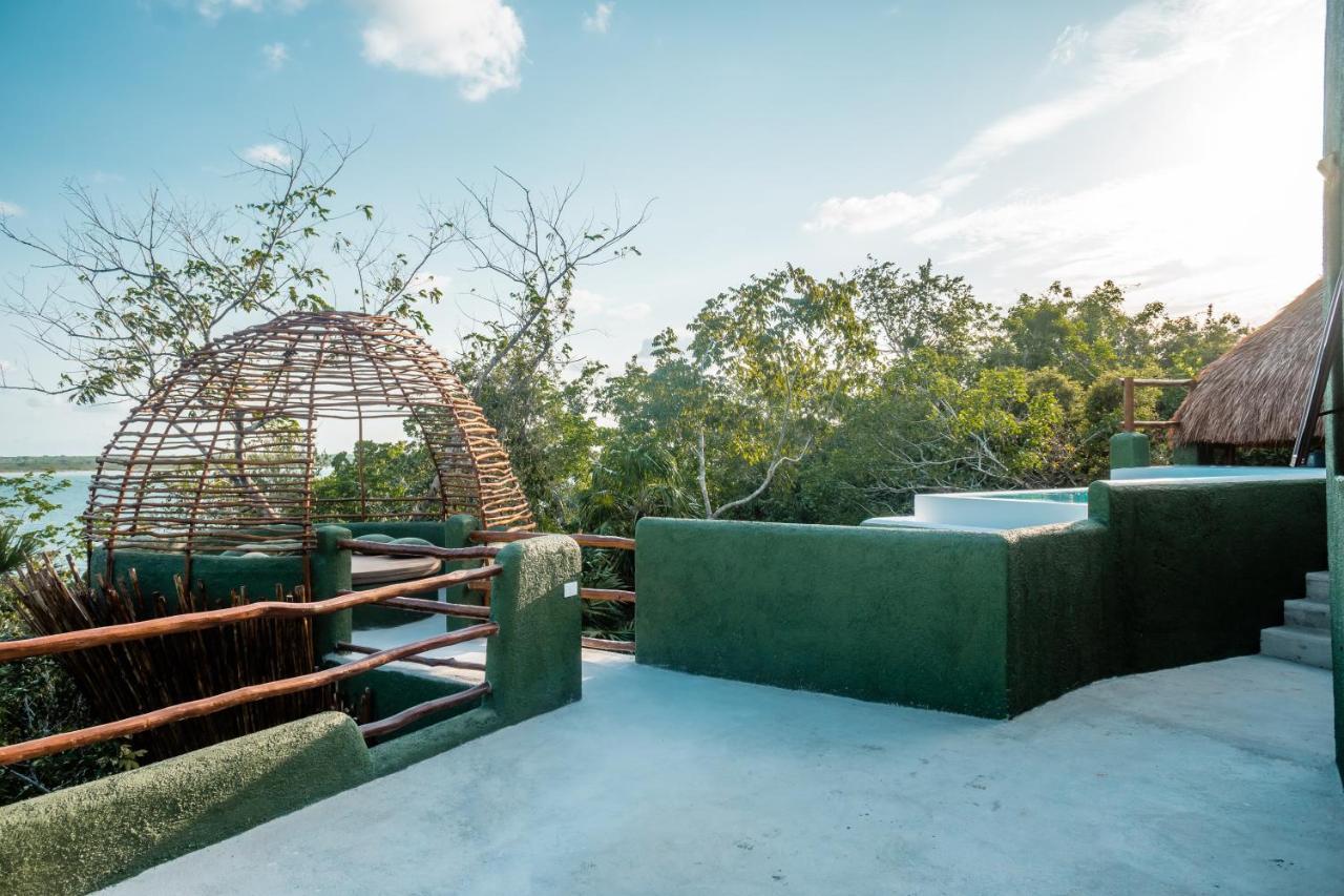 Casa Pibe, Private Jacuzzi, Pier And Rooftop Villa Бакалар Екстериор снимка